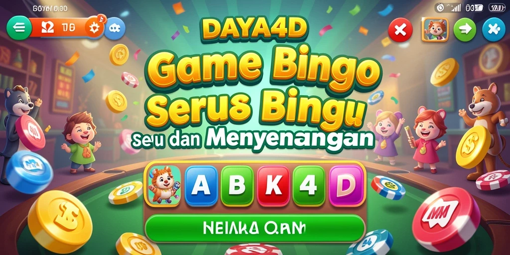 Screenshot gameplay DAYA4D menampilkan suasana seru permainan Bingo.