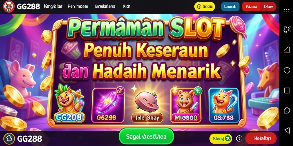 Screenshot gameplay GG288 menunjukkan keseruan permainan Slot yang menawan.