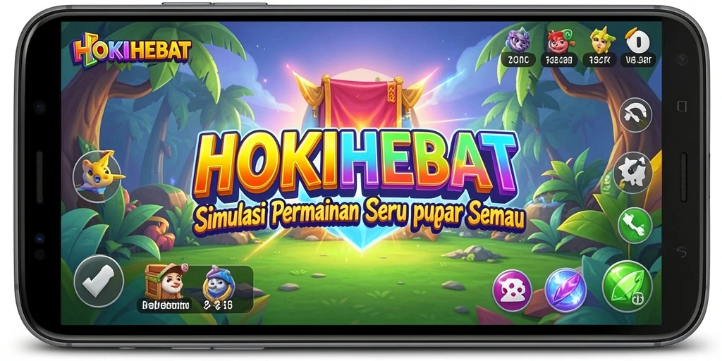 Tangkapan layar gameplay HOKIHEBAT yang menunjukkan aksi menarik.
