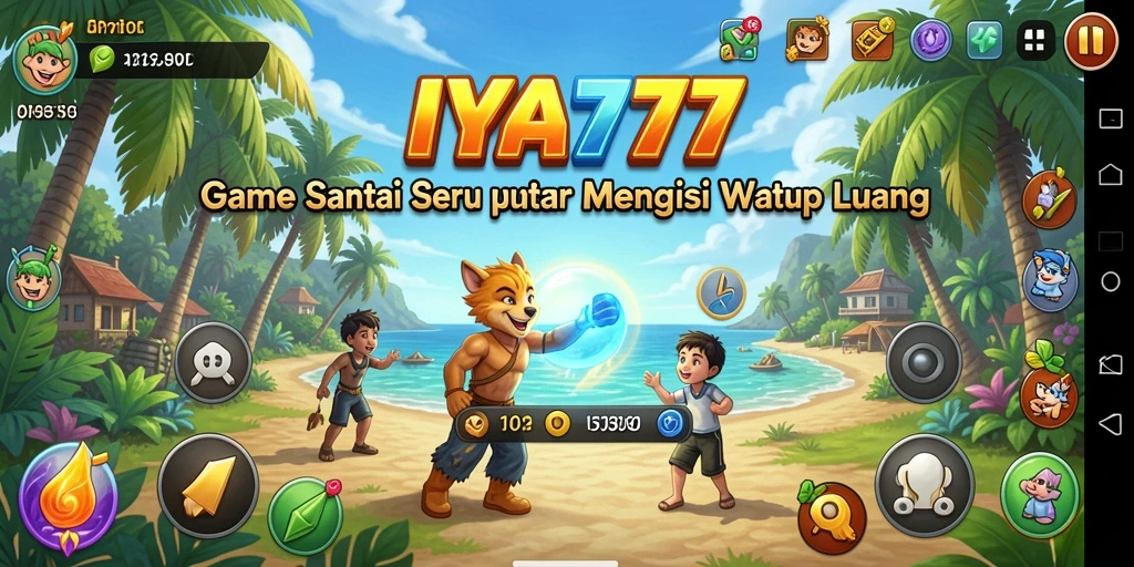 Tampilan gameplay IYA777 yang menarik dan penuh warna.