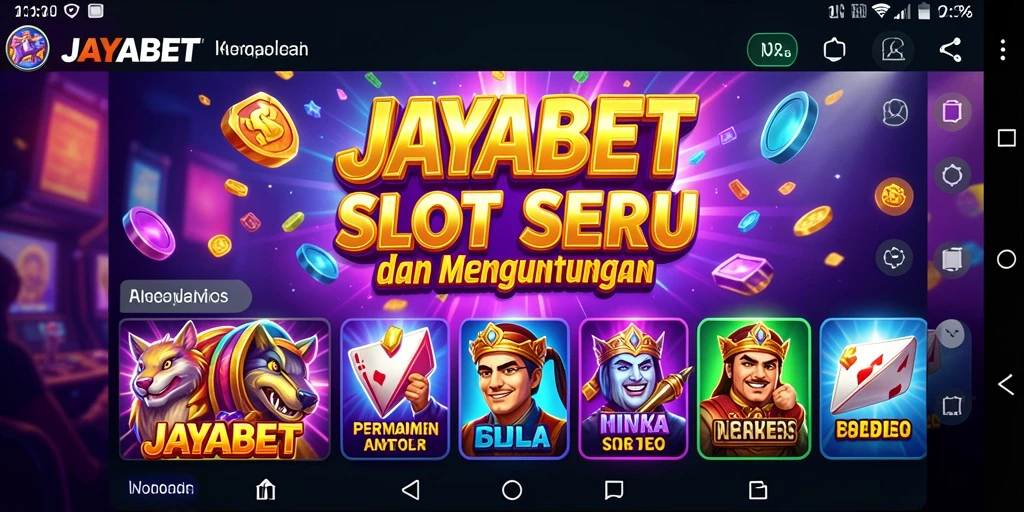 Tampilan gameplay menarik di JAYABET yang memikat pemain Slot.
