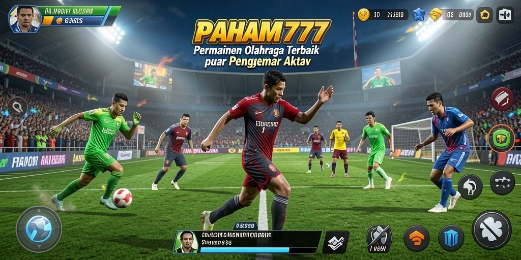 Tampilan gameplay seru dalam PAHAM777 yang menghadirkan olahraga nyata.