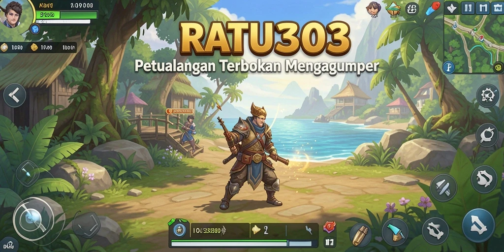 Tampilan gameplay mendebarkan dari dunia terbuka di RATU303.