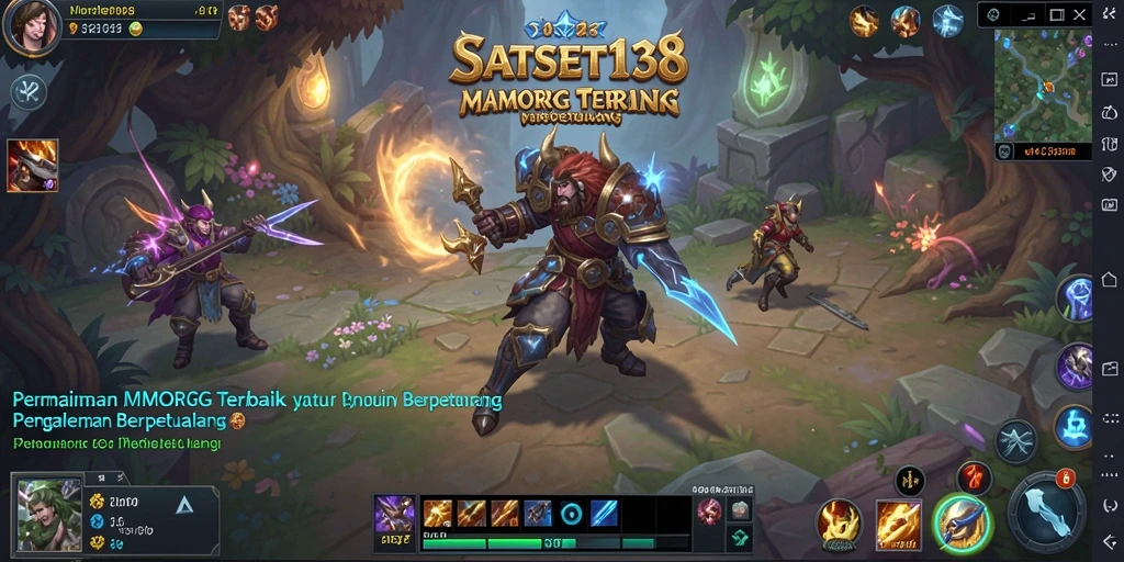 Screenshot gameplay SATSET138 yang memperlihatkan petualangan MMORPG yang mengasyikkan.