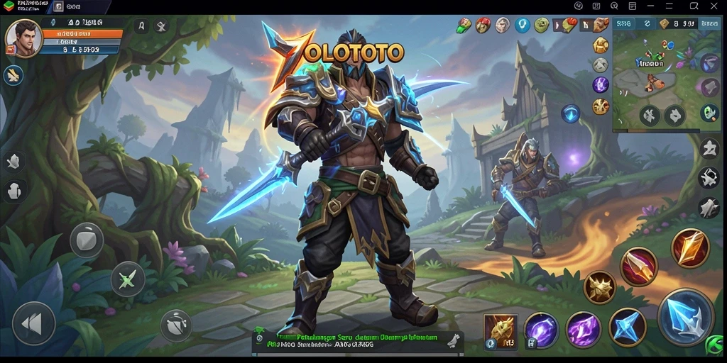 Tampilan gameplay seru dalam dunia fantasi ARPG SOLOTOTO.