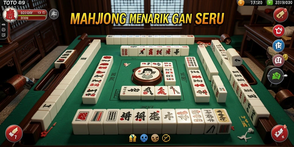 Tangkapan layar TOTO9 menampilkan aksi seru Mahjong yang mendebarkan.