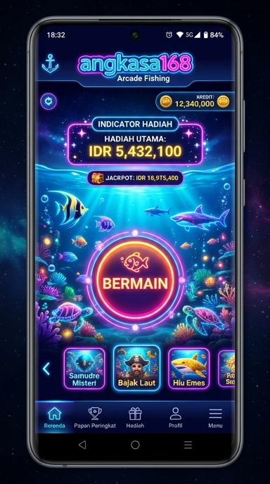 Tampilan utama aplikasi angkasa168 dengan berbagai pilihan kategori.